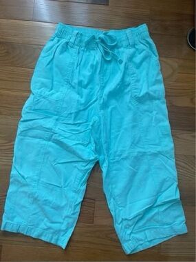 Karen Scott Light Green Size Small Capri Pants
